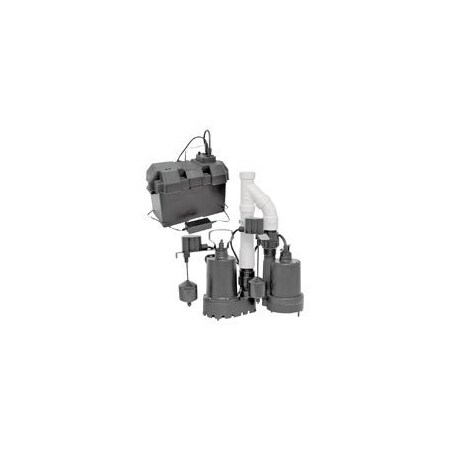 Superior Pump SUPERIOR PUMP 92941 Pre-Assembled Battery Back Up Kit, For Use With Sump Pumps, Thermoplastic 92941